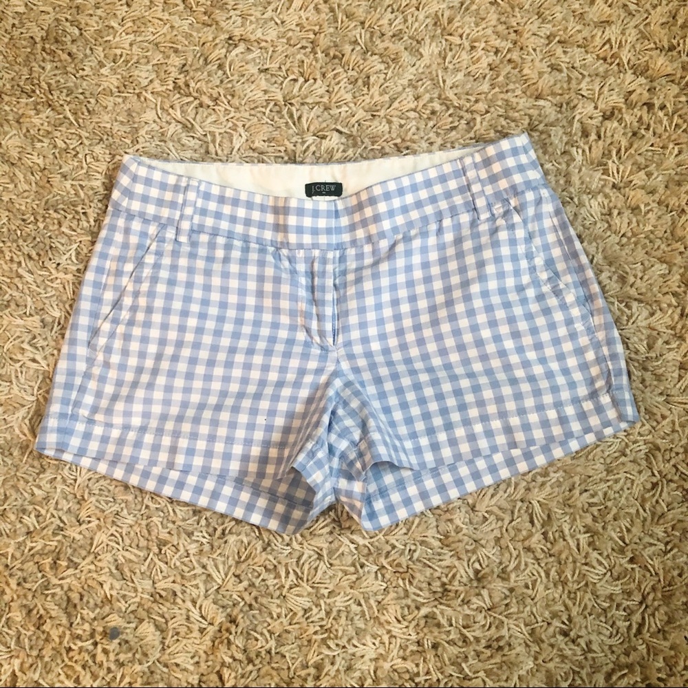 J Crew 🐳 Preppy Gingham Shorts
